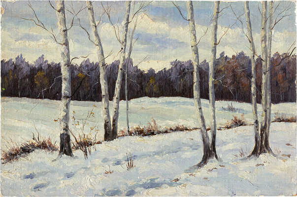 Дубовицкий Виктор Николаевич. Первый снег. Алешкино